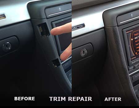 Car Trim Repairs Before and After